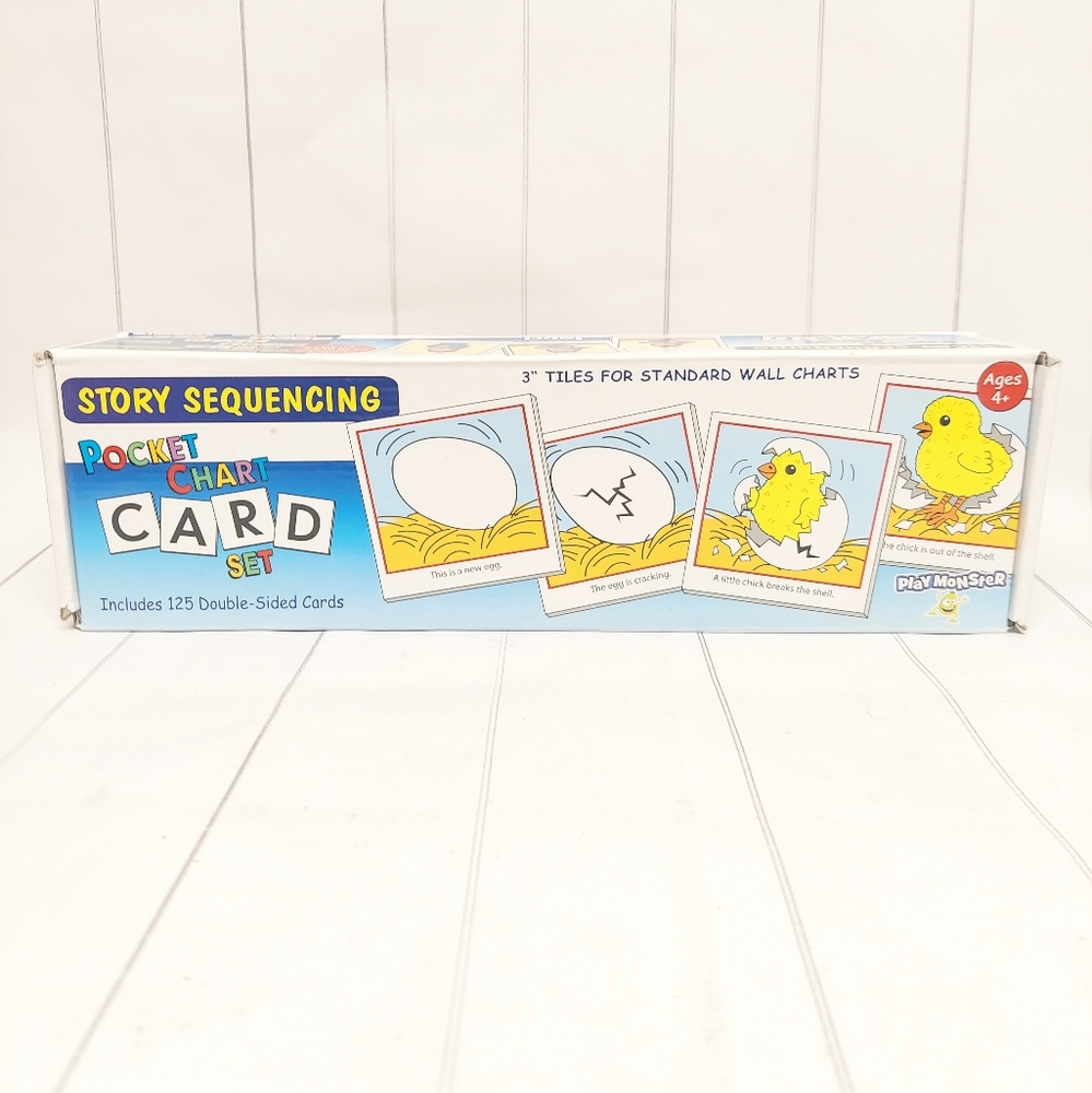 PlayMonster Pocket Chart Card Set – Story Sequencing